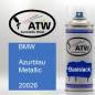 Preview: BMW, Azurblau Metallic, 20026: 400ml Sprühdose, von ATW Autoteile West.